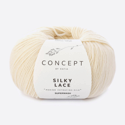Пряжа Katia Silky Lace (152, Молоко)