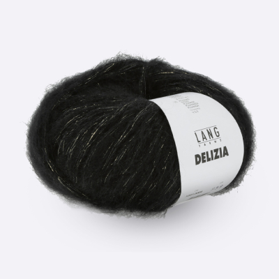 Пряжа Lang Delizia (1097.0004, Черный софит)