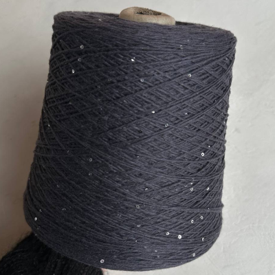 Бобина Cashmere Shine by Loro Piana (97% кашемир, 3% пайетки), 320 м. (81878, Пыльно-лиловый)
