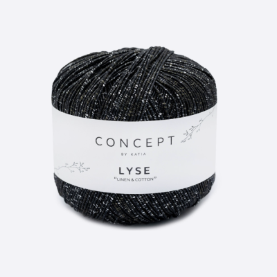 Пряжа Katia Lyse (1363.54, Черная арабика)