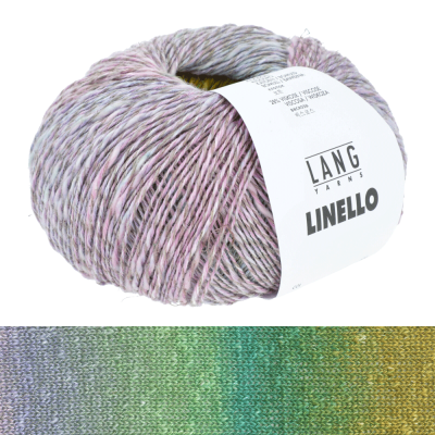 Пряжа Lang Linello (1066.0117, Кувшинка в заливе)