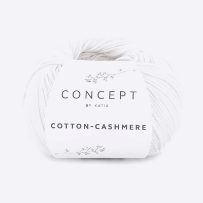 Пряжа Katia Cotton-Cashmere (52, Белый)