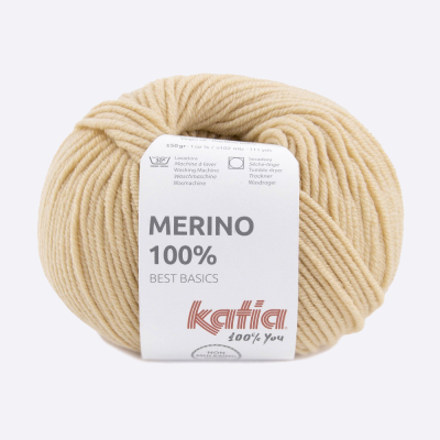 Пряжа Katia Merino 100% (449.83, Золотой песок) Пряжа Katia Merino 100% (449.83, Золотой песок)