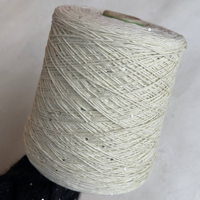 Бобина Cashmere Shine by Loro Piana (97% кашемир, 3% пайетки), 320 м. (22883, Циклон)