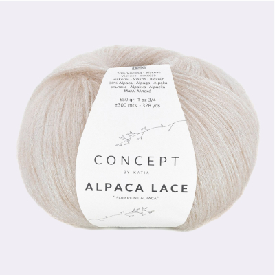 Пряжа Katia Alpaca Lace (1338.82, Нюд)
