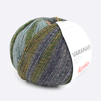 Пряжа Katia Varanasi (1264.310, Джинсовые прерии)