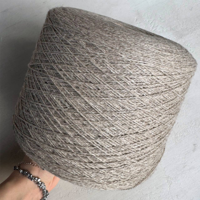 Бобина TIBET by Filcom (50% як, 50% шелк), 550 м. (Naturale, Натуральный)