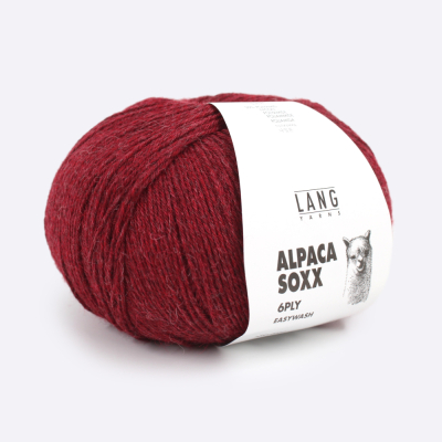 Пряжа Lang Alpaca Soxx 6-Fach/6-Ply (1087.0062, Винный)