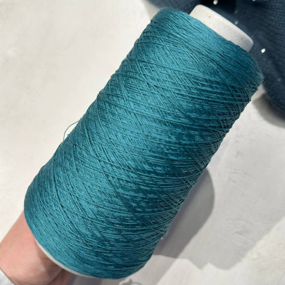 Бобина шелк Seta Shappe (100% шелк), 1000 м. (1055, Дарк тиффани)