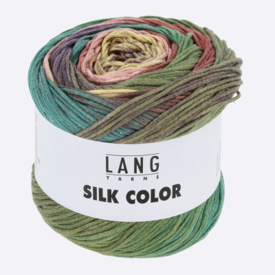 Пряжа Lang Silk Color (1141.0006, Слива в пруду)