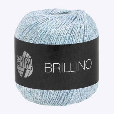 Пряжа Lana Grossa Brillino (52989, 022 Небо)