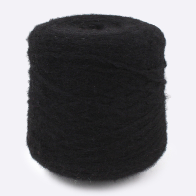 Бобина Nuvola (72% бэби альпака, 12% меринос, 16% ПА), 160 м. (2325, Черный)