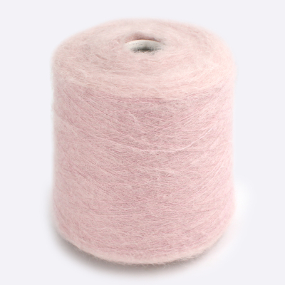 Бобина Eloisa (70% суперкид мохер, 5% меринос, 25% ПА), 1000 м. (3887, Пудровый пушок)