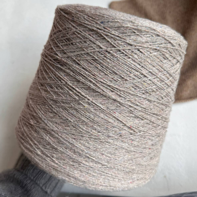 Бобина Coarsehair by Loro Piana (100% кашемир) (Sabbia Tweed 224180, Пенка латте, 550 м)