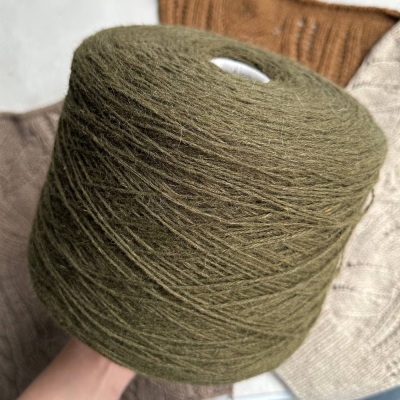 Бобина Freedom by Wooldom (75% беби альпака, 15% кашемир, 10% ПА), 350 м. (809, Мох)