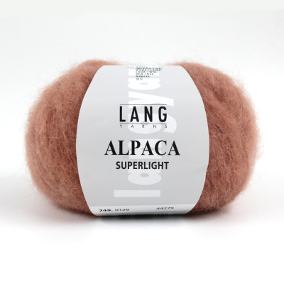 Пряжа Lang Yarns Alpaca Superlight (0128, Ириска)