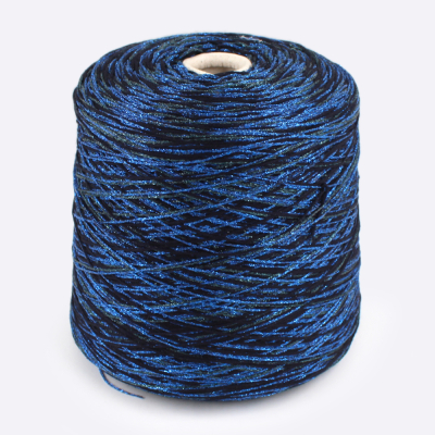 Бобина BWOOL (50% меринос, 50% люрекс), 500 м. (8511/9215, Электрик)