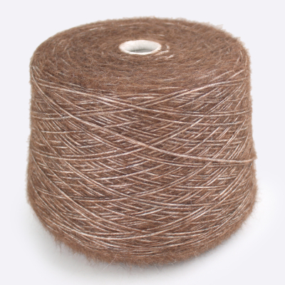Бобина Alpaca di Seta (70% беби альпака, 30% шелк), 300 м. (1001 1233 1199, Шоколадный меланж)