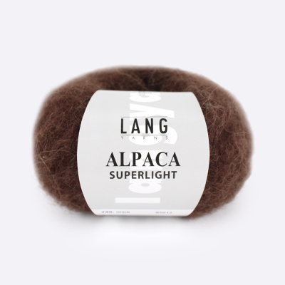 Пряжа Lang Yarns Alpaca Superlight (0068, Графитовый хаки)