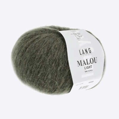 Пряжа Lang Malou Light (887.0098, Хаки гранд)
