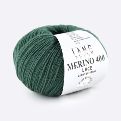 Пряжа Lang Yarns Merino 400 Lace (796.0093, Пыльная мята)