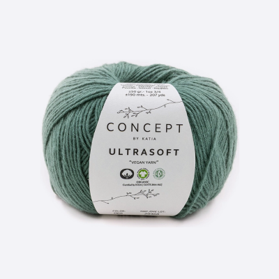 Пряжа Katia Ultrasoft (1176.65, Потертый петроль)