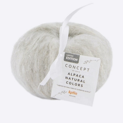 Пряжа Katia Alpaca Natural Colors (1310.4, Серебряный дым)