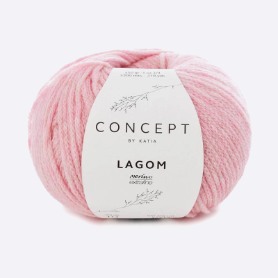 Пряжа Katia Lagom (1107.114, Светло-розовый)