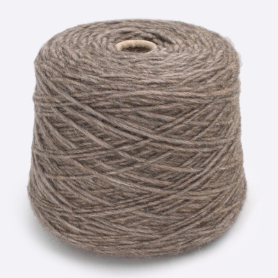 Бобина BELLONE Pecci Filati  ( 45% меринос, 25% альпака, 30% ПЭ), 120 м. (702, Кофейный меланж)