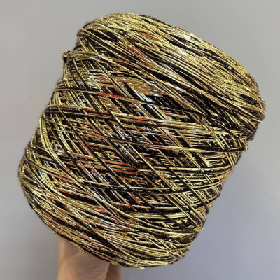 Бобина фольга Emperator (90% меринос, 8% люрекс, 2% ПА). (4326, 250 м, Золотая корица)