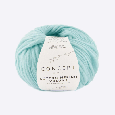 Пряжа Katia Cotton-Merino Volume (1296.207, Лагуна)