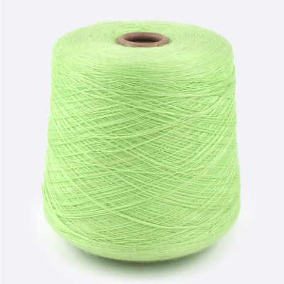 Бобина Diamante by Botto Poala 2/52 (70% меринос, 20% шелк, 10% кашемир), 2600 м. (161790, Салат)