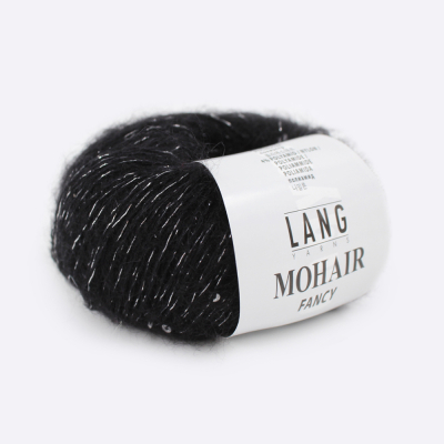 Пряжа Lang Yarns Mohair Fancy (989.0004, Черный)
