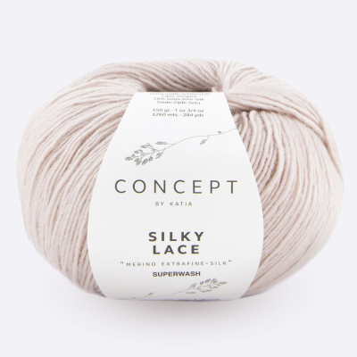 Пряжа Katia Silky Lace (184, Розовый кварц)