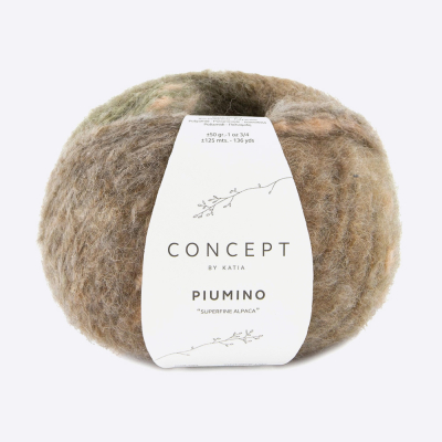 Пряжа Katia Piumino (1301.302, Шоколад с полынью) Пряжа Katia Piumino (1301.302, Шоколад с полынью)