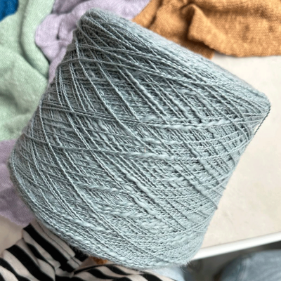 Бобина хлопок Adel (100% хлопок), 370 м. (21659, Голубая гортензия)