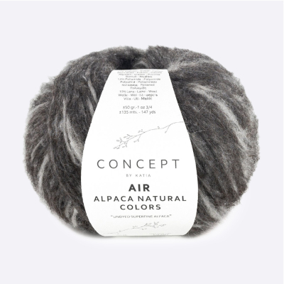 Пряжа Katia Air Alpaca Natural Colors (1340.205, Мрамор) Пряжа Katia Air Alpaca Natural Colors (1340.205, Мрамор)