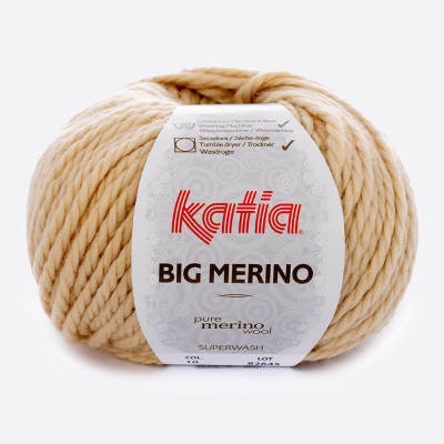 Пряжа Katia Big Merino (778.10, Беж лайт)