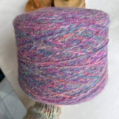 Бобина Soriano (45% беби альпака, 25% меринос, 30% Па), 375 м. (014, Лиловый ураган)