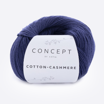 Пряжа Katia Cotton-Cashmere (949.62, Сапфир)
