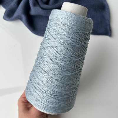 Бобина шелк Seta Shappe (100% шелк), 1000 м. (311, Голубой лед)