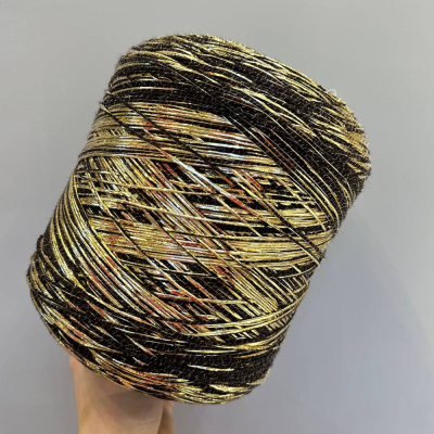 Бобина фольга Emperator (90% меринос, 8% люрекс, 2% ПА). (4321, 250 м, Золотой корги)