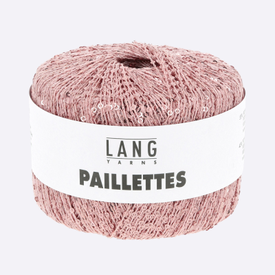 Пряжа Lang Paillettes (39.0009, Нежная пудра)