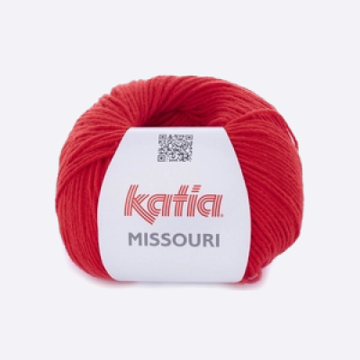 Пряжа Katia Missouri (947.37, Красный)