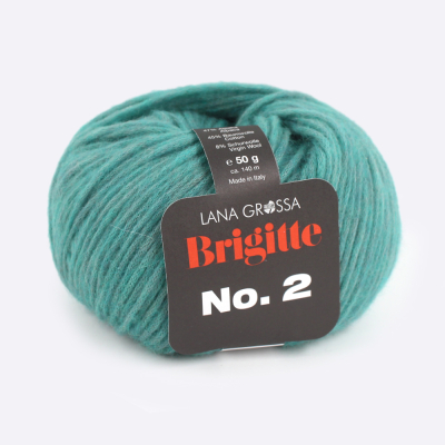 Пряжа Lana Grossa Brigitte No. 2 (027, Аквамарин)