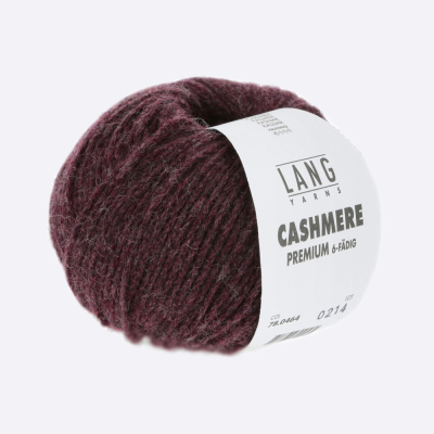 Пряжа Lang Cashmere Premium (78.0464, Вишневый шоколад)