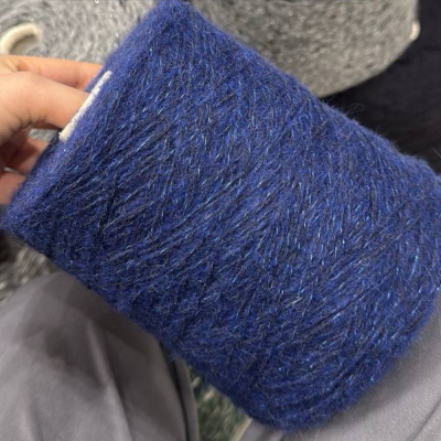 Бобина Nobilis (43% альпака, 15% меринос, 28% хлопок, 14% ПА), 230 м (6567, Синий спектра)