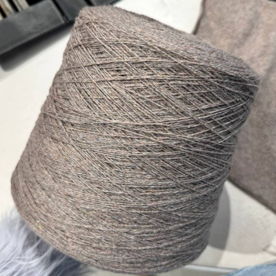 Бобина Coarshear by Loro Piana (100% кашемир), 550 м. (Sabbia Tweed 224180, Пенка латте)