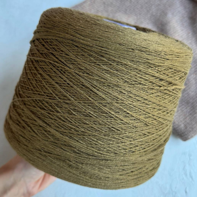 Бобина Ibisco Emilcotone (100% хлопок) (N 302, Горчичный мокко)