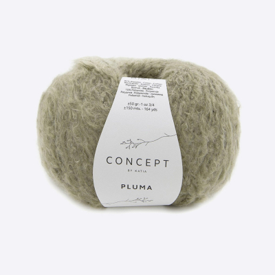 Пряжа Katia Pluma (1234.76, Хаки)
